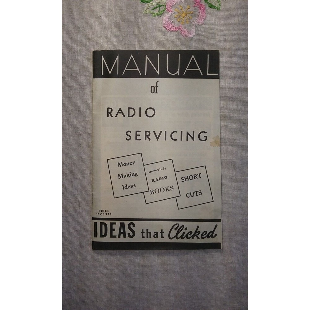Vintage Supreme Publications Manual of Radio Servicing